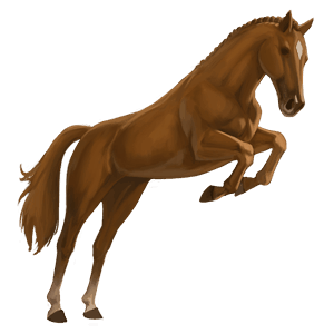 pegasus-reitpferd paint horse fuchs mit tobiano-scheckung
