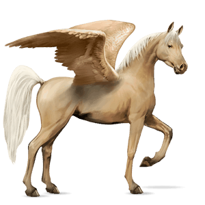 pegasus-reitpferd fuchs