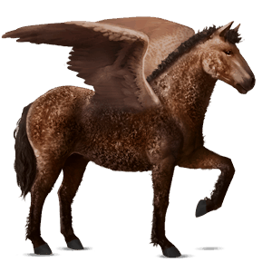 pegasus-reitpferd brauner