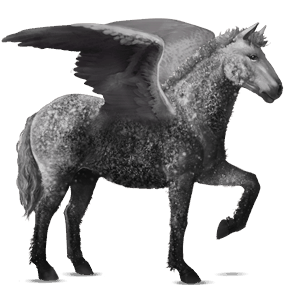 pegasus-reitpferd apfelschimmel