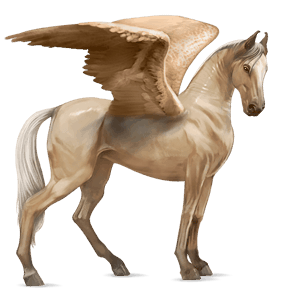 pegasus-reitpferd forellenschimmel