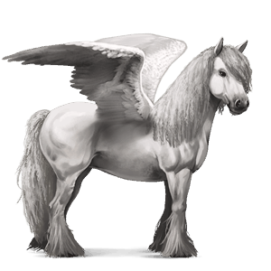 pegasus-reitpferd araber roan