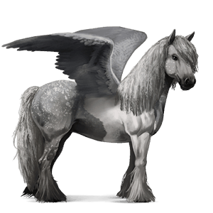 pegasus-reitpferd lusitano dunkelbrauner