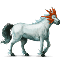 geflügeltes einhorn-pony brauner